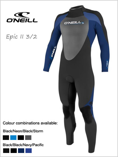 Epic II 3/2 wetsuit (in XL only)