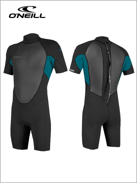 Reactor II Spring wetsuit - black / tidepool NEW