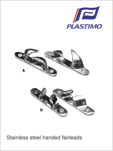 Stainless Steel Handed Fairlead (pair)