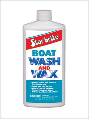 Starbrite boat wash and wax