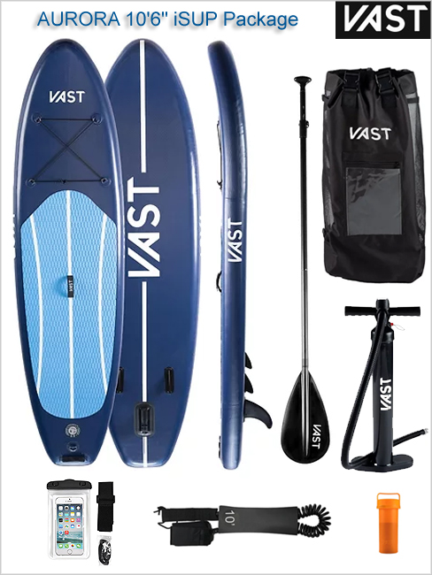 AURORA 10'6" iSUP Stand-up paddleboard package - Navy